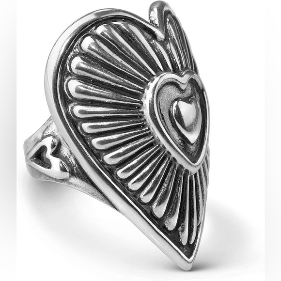 American West Jewelry - American West Sterling Silver Bold Heart Ring